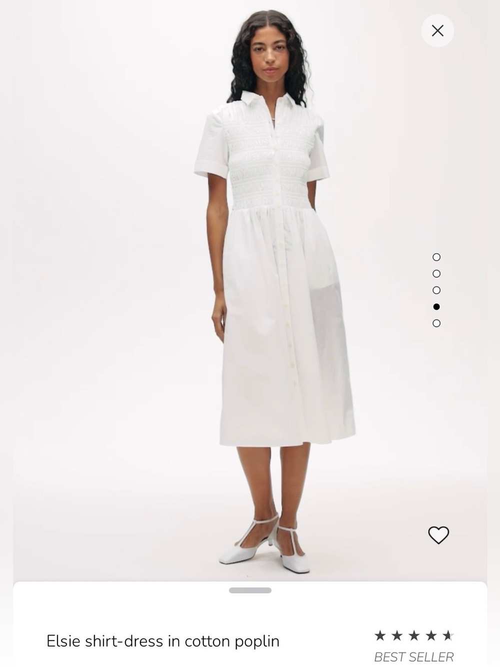 NWT J.Crew Elsie Shirt Dress